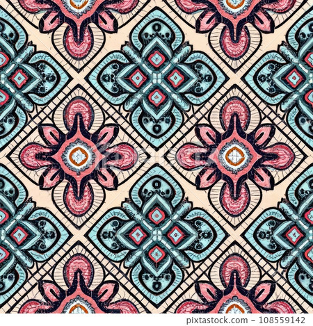 seamless orient pattern tile seamless orient pattern tile 108559142