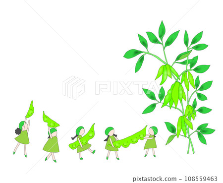 毛豆的可愛插圖 108559463