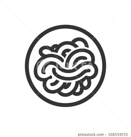 Curly Fries Icon Curly Fries Icon 108559535
