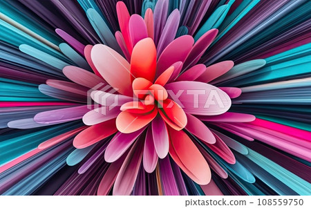 vivid burst and waves background vivid burst and waves background 108559750