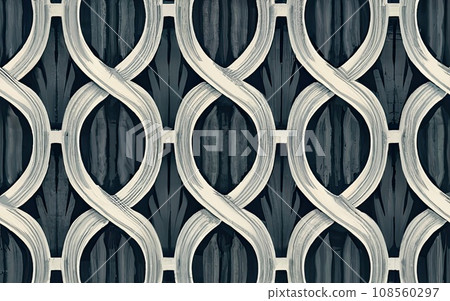 Sliver wavy lines pattern background 108560297