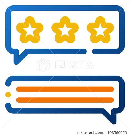 Feedback Icon. Digital marketing concept. Outline color icon 108560653