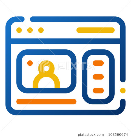 Live Streaming Icon. Digital marketing concept. Outline color icon Live Streaming Icon. Digital marketing concept. Outline color icon 108560674