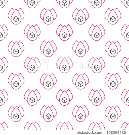 Sugar in Blood vector concept outline seamless pattern Sugar in Blood vector concept outline seamless pattern 108562280