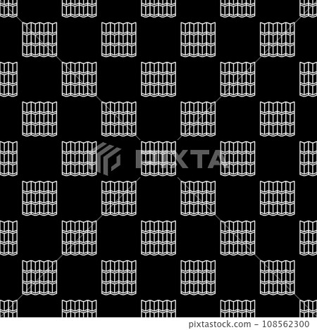 Metal Roof vector concept minimal line seamless pattern 108562300
