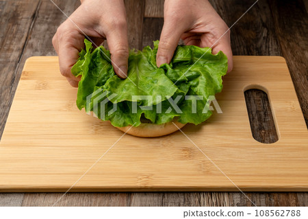 making hamburgers making hamburgers 108562788