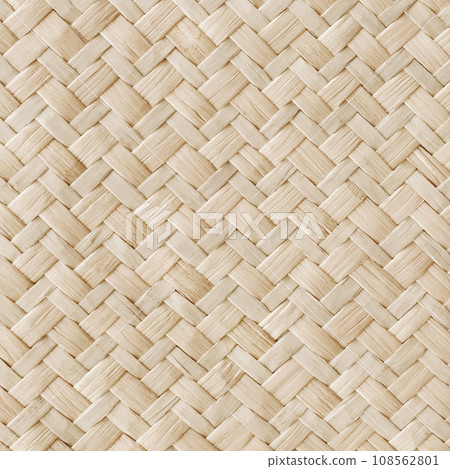 Pattern of reed weaving mat with vintage style for background and design art work. 108562801