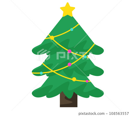 Christmas tree. Christmas. vector illustration 108563557