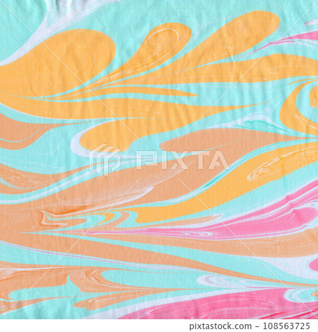 Ebru handmade art, traditional Turkish Ebru technique, painting on water, followed by paper prints Ebru handmade art, traditional Turkish Ebru technique, painting on water, followed by paper prints 108563725