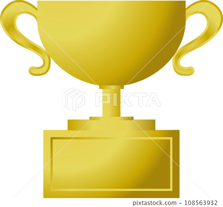 金色獎盃插畫 108563932