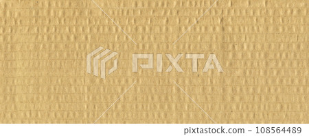 Brown and beige colored corrugated cardboard detail Brown and beige colored corrugated cardboard detail 108564489