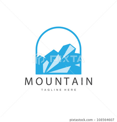 Iceberg Logo, Antarctica Logo Design, Simple Nature Landscape Vector Illustration Template Iceberg Logo, Antarctica Logo Design, Simple Nature Landscape Vector Illustration Template 108564607