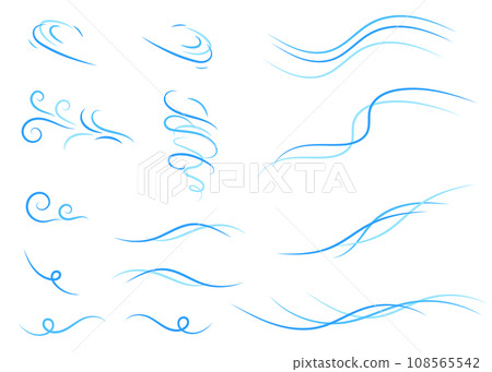 Wind flow set blue Wind flow set blue 108565542