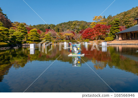 福島縣白河市南港公園的秋葉 福島縣白河市南港公園的秋葉 108566946