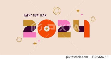 Happy New Year, poster, banner and card design Happy New Year, poster, banner and card design 108568768