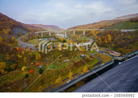 Hokkaido Autumn Asari Dam Hokkaido Autumn Asari Dam 108568992
