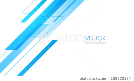 Geometric background with diagonal lines vector material 108570154