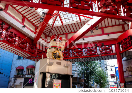 [Osu Shopping District] Osu Manekineko in the early morning 108571034