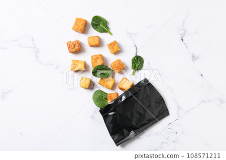 Fried tofu, tasty and delicious fried food Fried tofu, tasty and delicious fried food 108571211