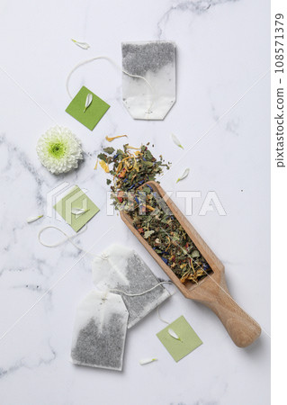 Concept of hot drink for drinking in cold season - tea 108571379