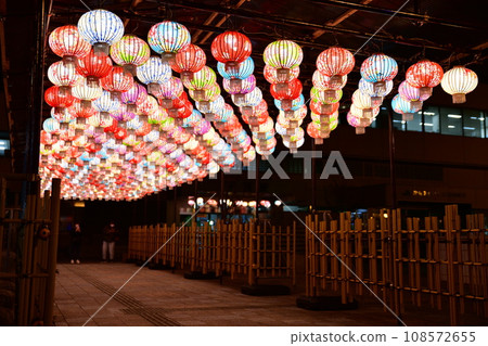 平賀站前展示的台灣燈籠 平賀站前展示的台灣燈籠 108572655