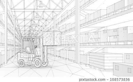 Digital warehouse. 108573836