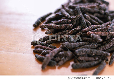Dried long pepper Dried long pepper 108575039