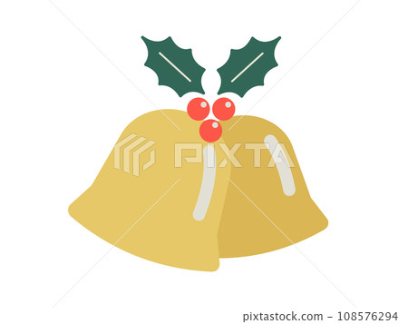 簡單的聖誕鐘聲插圖 簡單的聖誕鐘聲插圖 108576294