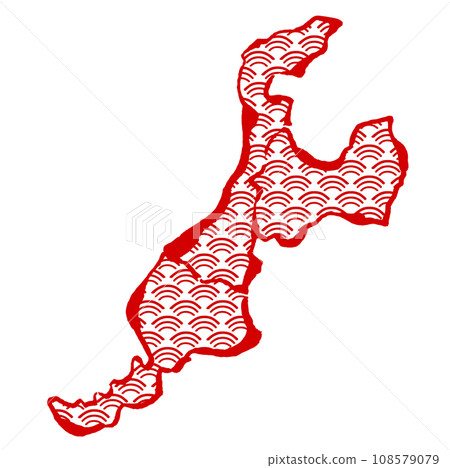 紅色北陸插畫 紅色北陸插畫 108579079