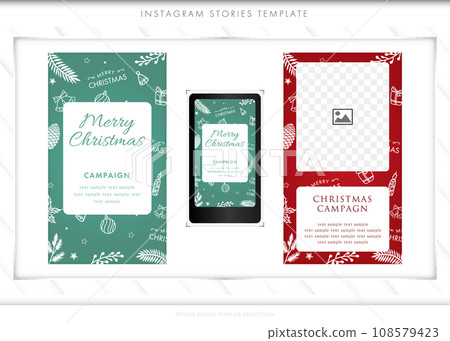 聖誕節垂直模板 10、SNS 貼文、活動、故事 108579423