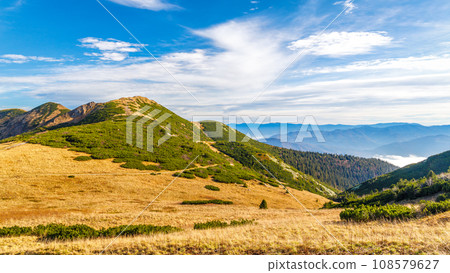 Mountain landscape in autumn. Mountain landscape in autumn. 108579627