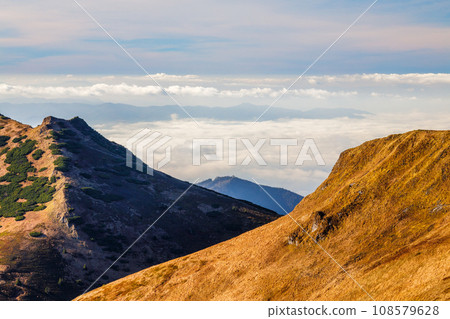 Mountain landscape in autumn. Mountain landscape in autumn. 108579628