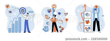 Personal growth. Vector illustration. Development oneself requires consistent effort and dedication Discovering oneself leads to personal growth and finding ones purpose The personal growth concept Personal growth. Vector illustration. Development oneself requires consistent effort and dedication Discovering oneself leads to personal growth and finding ones purpose The personal growth concept 108580000
