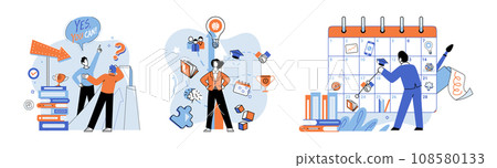 Personal growth. Vector illustration. Creativity fosters personal growth and allows for self expression Taking responsibility for ones actions is essential for personal growth and maturity Striving 108580133