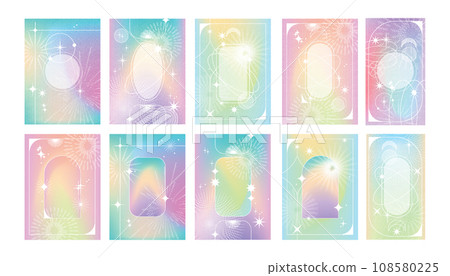 Gradient fluid poster template, figure holographic u2k blur background, vector line abstract shapes Gradient fluid poster template, figure holographic u2k blur background, vector line abstract shapes 108580225