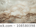 Marble beige texture. Abstract Marble background, copy space. Natural pattern of marble. Surface of stone, granite. Stylish design.For backdrop, ceramic floor and wall tiles, interior, tile wallpaper 108580398