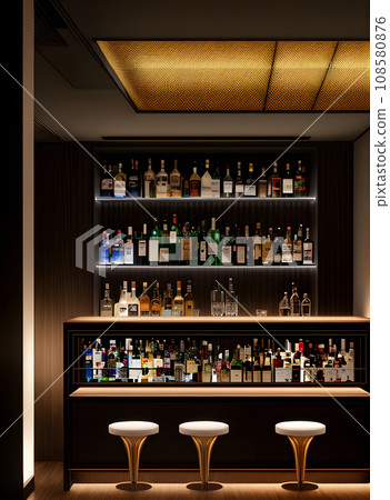 Ultra realistic bar interior design with hyper Ultra realistic bar interior design with hyper 108580876