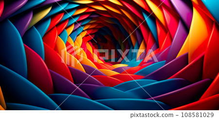 geometric background inspired by optical illusions 108581029