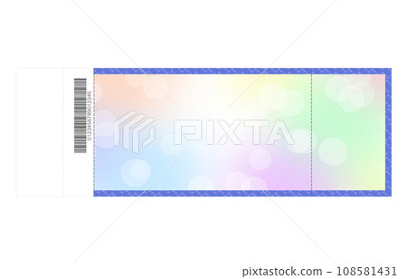 門票插畫真實 108581431