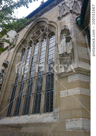 Exterior of the St. James's Church, Rothenburg ob der Tauber, Bayern, Germany Europe 108581667