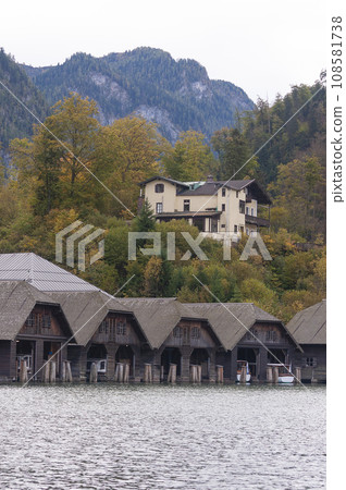 View of Berchtesgaden National Park, Berchtesgaden Alps, Berchtesgadener Land, Bavaria, Germany, Europe 108581738