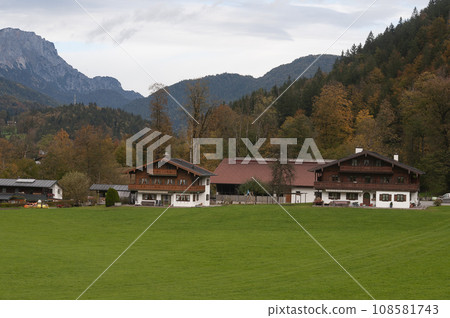 View of Berchtesgaden National Park, Berchtesgaden Alps, Berchtesgadener Land, Bavaria, Germany, Europe View of Berchtesgaden National Park, Berchtesgaden Alps, Berchtesgadener Land, Bavaria, Germany, Europe 108581743