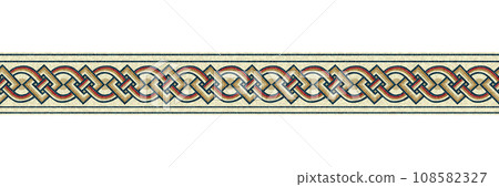 Mosaic tiles decorative border 9 108582327