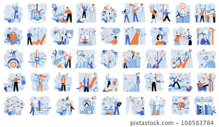 Start up vector illustration. Developing solid strategy is crucial for success any business plan Setting clear goals is essential for measuring success and achieving victory The start up metaphor Start up vector illustration. Developing solid strategy is crucial for success any business plan Setting clear goals is essential for measuring success and achieving victory The start up metaphor 108583784