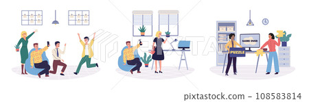 People relaxing vector illustration. People find peace and comfort when resting The concept people relaxing metaphor emphasizes importance self care Relaxation is key component enjoyable and carefree People relaxing vector illustration. People find peace and comfort when resting The concept people relaxing metaphor emphasizes importance self care Relaxation is key component enjoyable and carefree 108583814