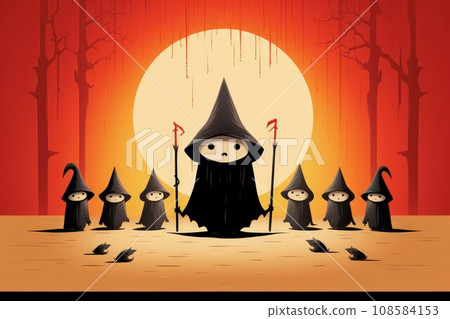 Mischievous imps playing pranks on unsuspecting victims - Generative AI 108584153