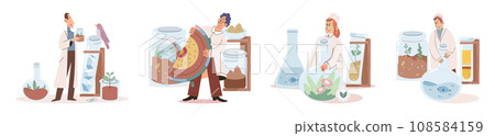 Science. Vector illustration. Detailed analysis experimental data provides valuable insights Technological innovations enhance efficiency and accuracy scientific research Precise measurements Science. Vector illustration. Detailed analysis experimental data provides valuable insights Technological innovations enhance efficiency and accuracy scientific research Precise measurements 108584159