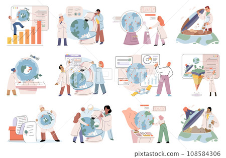 Science. Vector illustration. The pursuit knowledge through scientific exploration leads to new discoveries Technical skills are essential for applying scientific principles in practice Detailed Science. Vector illustration. The pursuit knowledge through scientific exploration leads to new discoveries Technical skills are essential for applying scientific principles in practice Detailed 108584306