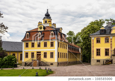 Castle Belvedere near Weimar Thuringia Germany is a elegant summer residence dating from 18th century. 108585000