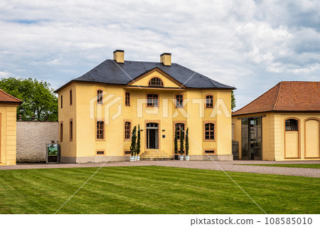 Orangery of Castle Belvedere near Weimar Thuringia Germany. It is a elegant summer residence dating from 18th century. Orangery of Castle Belvedere near Weimar Thuringia Germany. It is a elegant summer residence dating from 18th century. 108585010